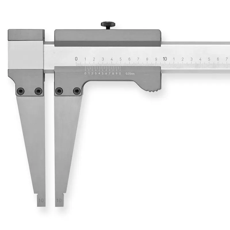 Aluminium verkstedskyvelær 2000x0,05 mm (400 mm kjeft)