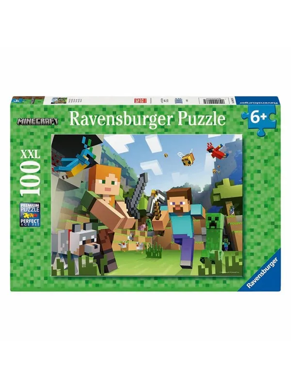 Ravensburger Minecraft Puzzle - 100 Pieces XXL