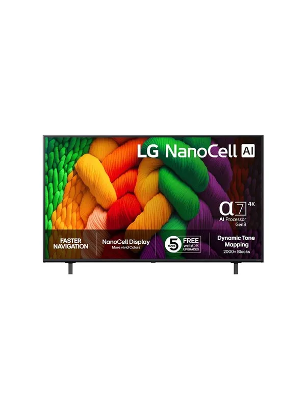 LG Flatskjerm-TV 50NANO8EA6A 50" 4K NANO SMART TV