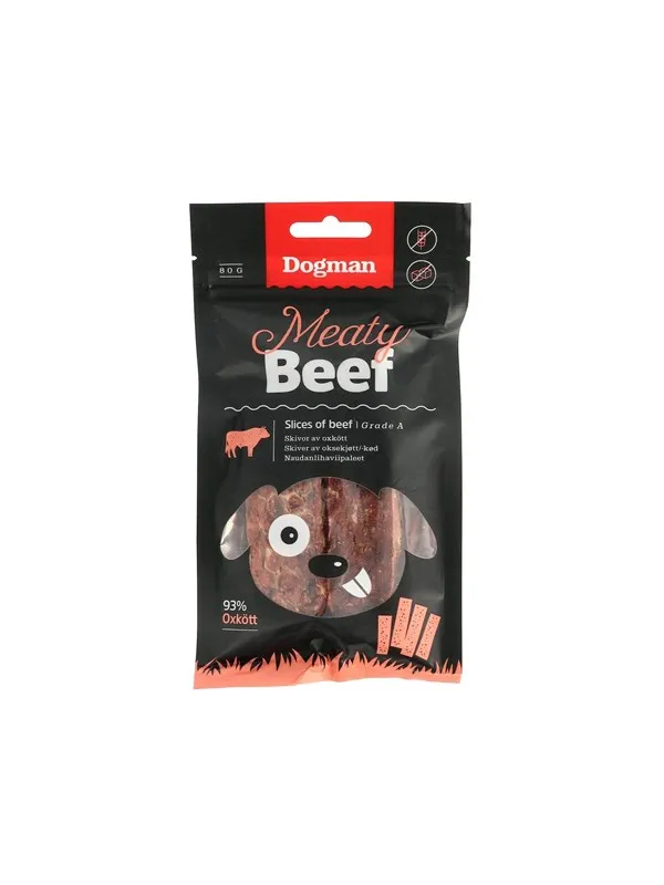 Dogman Slices of Beef 80g