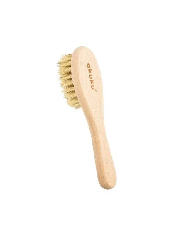 Akuku Wooden brush with natural bristles