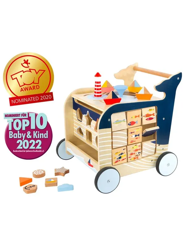 Small Foot - Wooden Activity Walker Whale