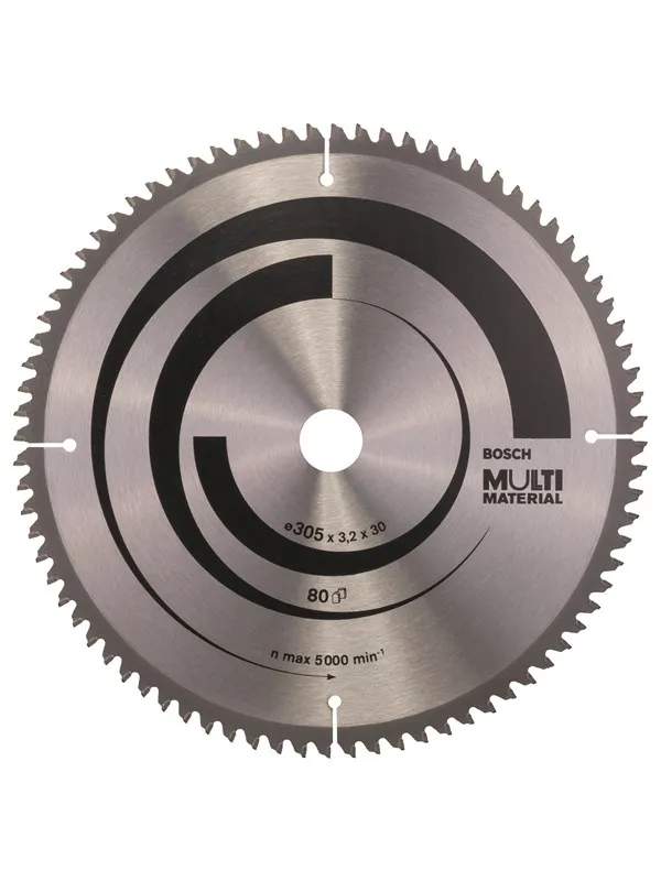 Bosch Sirkelsagblad Multi Material 305 x 30 x 3,2 mm; 80