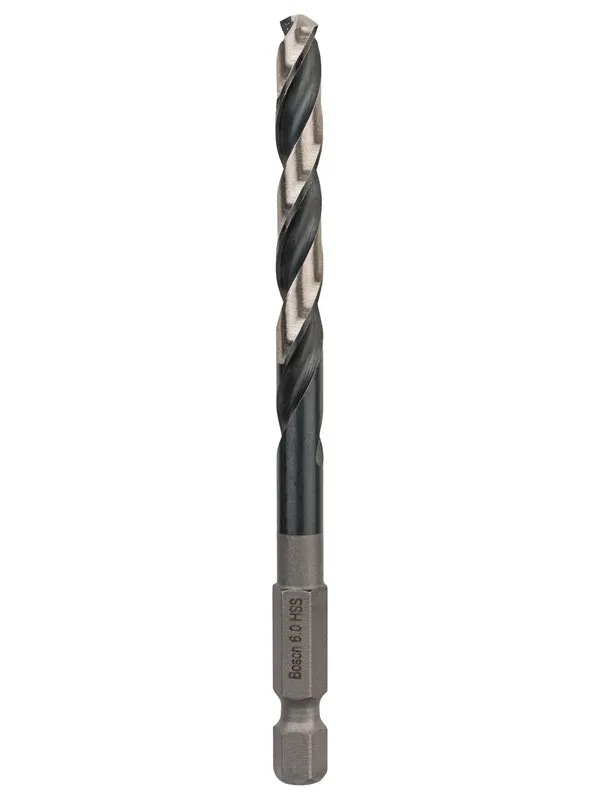 Bosch HSS spiralbor med sekskanttange 6,0 mm 6 x 57 x 98 mm