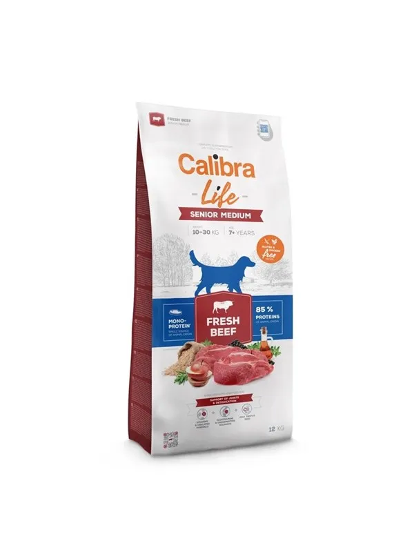 Calibra Life Senior Medium Fresh Beef - dry dog food - 12kg