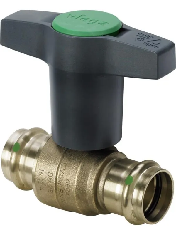 Viega Easytop ball valve 18 mm gunmetal