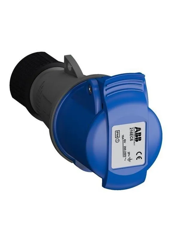 ABB Industrial connectors 2p+e 16a 200 ... 250 v 216ec6