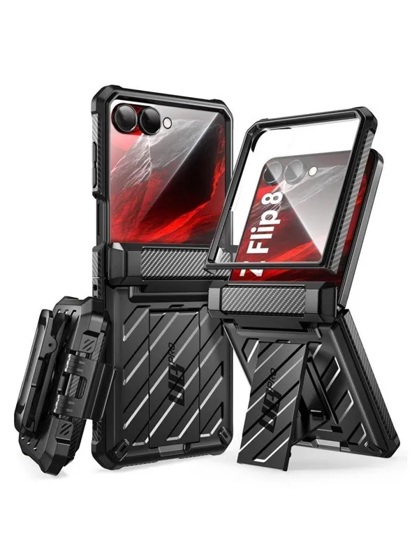 SUPCASE  Unicorn Beetle Pro Case for Samsung Galaxy Z Flip 8 - Black