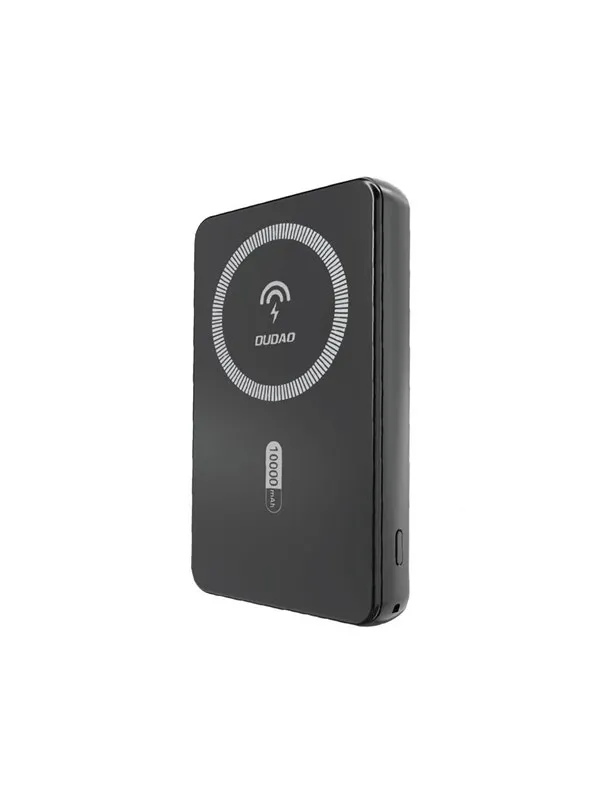 Dudao K14S Magnetic Power Bank 20W 5000mAh 1x USB-A 1x USB-C - Black Nødlader - Svart - 5000 mAh