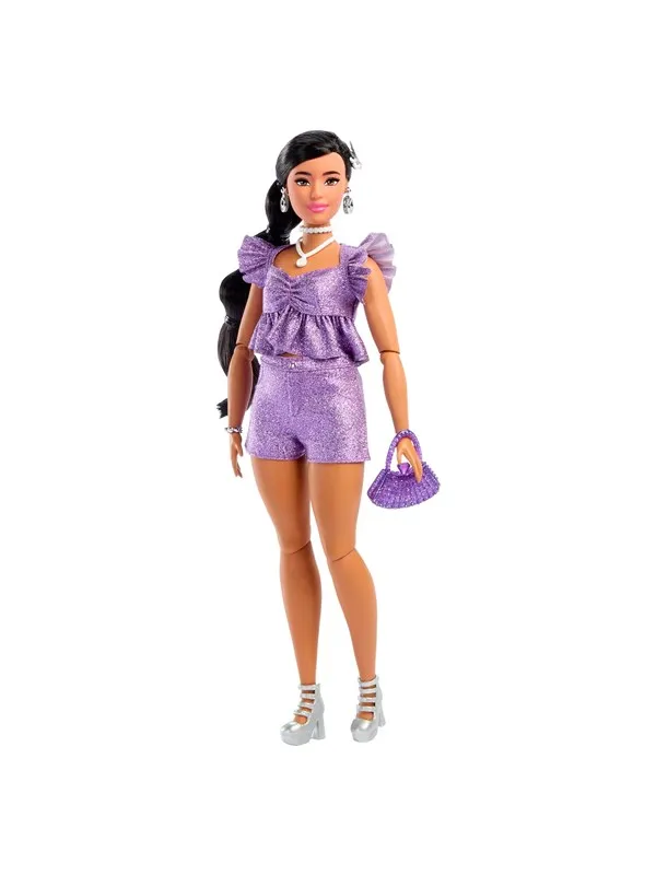 Barbie Deluxe Style Purple Shorts Indian Doll