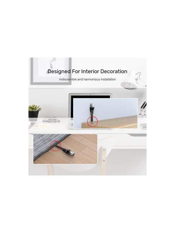 Unitek network cable - 20 m - black - Svart