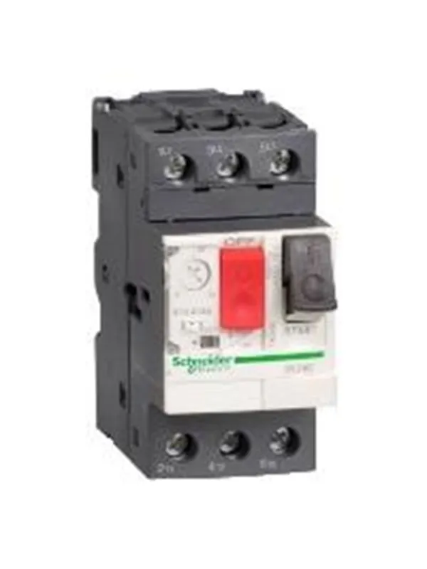 Schneider Electric Tesys gv motor circuit breaker gv2me03 thermal-magnetic 0.4-0.63a 0.12-0.18kw@400v icu100ka pushbutton