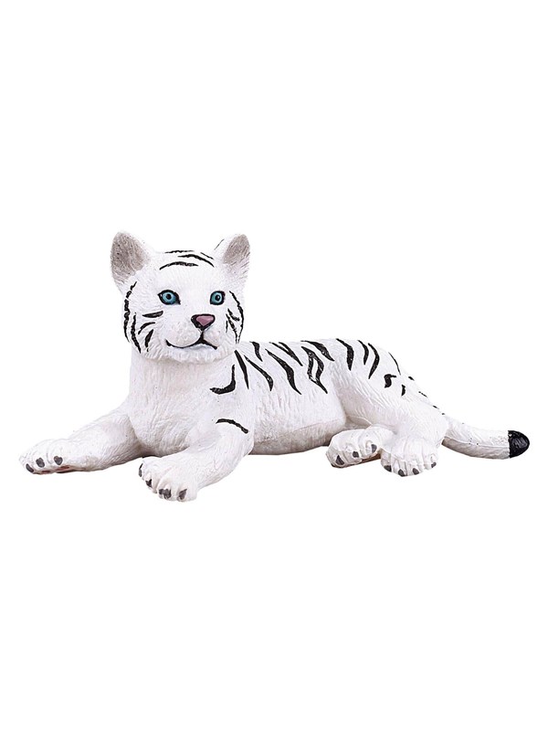 Mojo - Wildlife White Tiger Cub Lying
