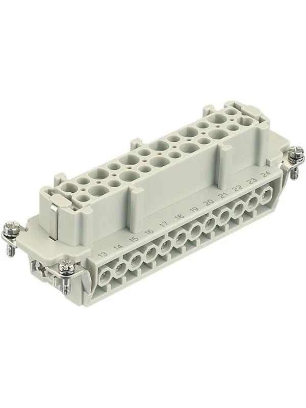 Harting Han E 24 pos female insert screw
