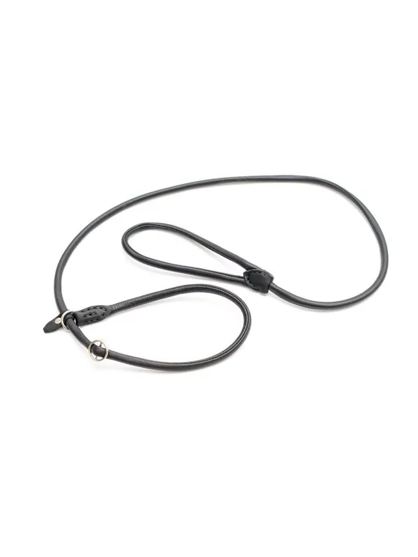 Timely PARIS Retrieverline Sort 6 mm. 120 cm. krom m/stop