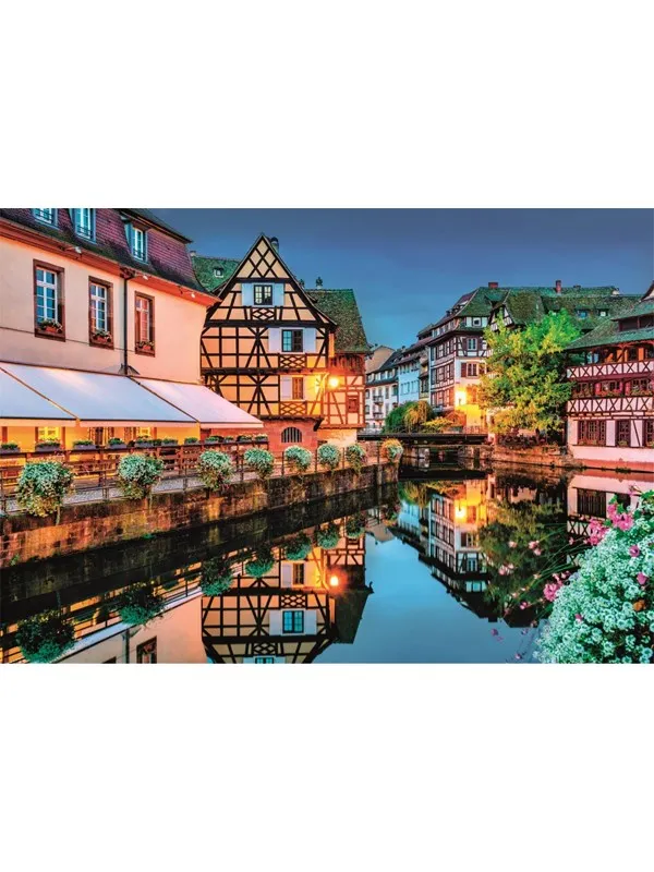 Clementoni Puzzle HQC Strasbourg Old Town 500 pieces Gulv