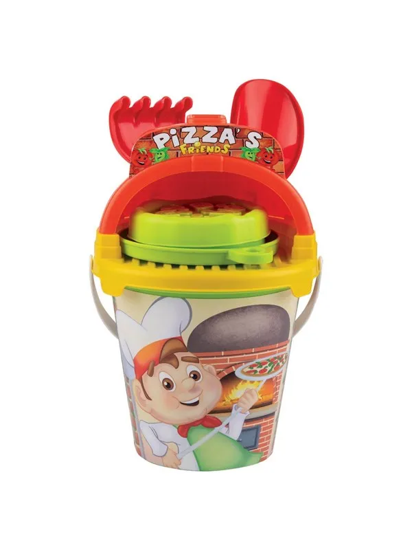 Androni Bucket Set Making Sand Pizzas