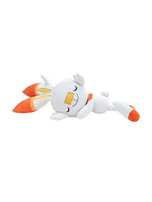 Pokemon Sleeping Scorbunny Plush 45 cm