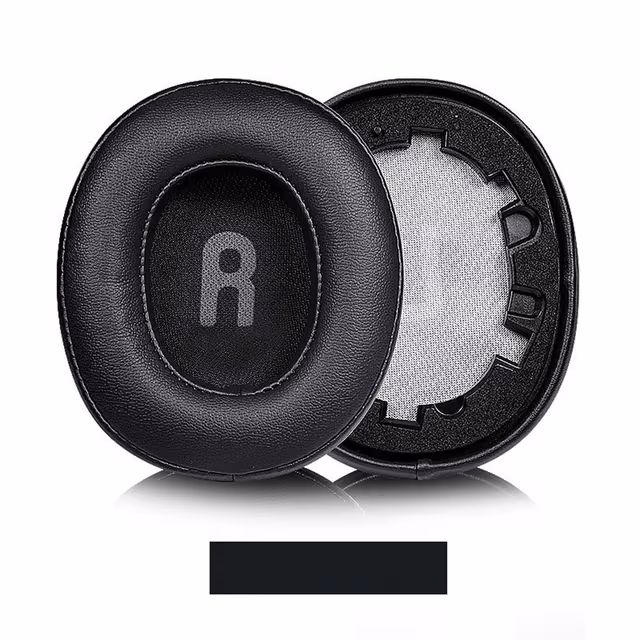 Svart Protein Leather Øreputer og Hodebånddeksel Sett Kompatibelt med JBL TUNE T700BT, T710, T720, T750BTNC, T760NC Hodetelefoner (3-Dels Sett)