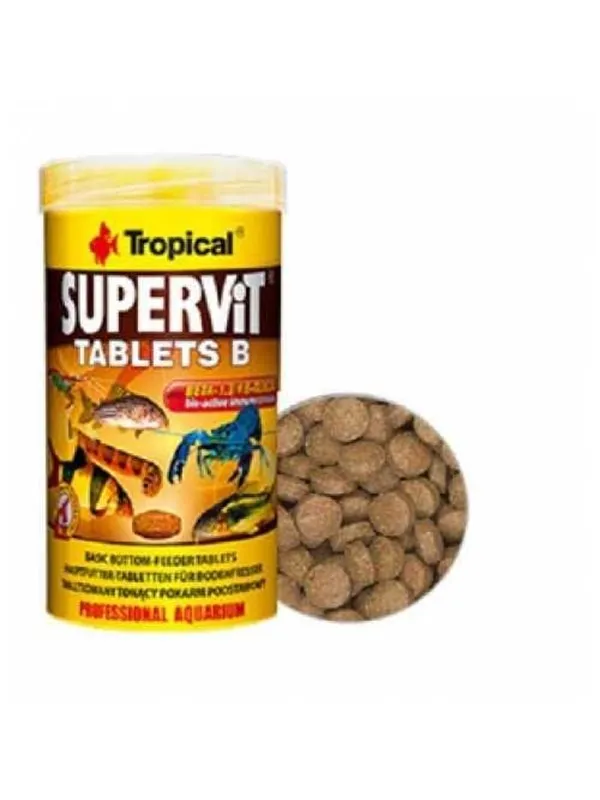 Tropical Supervit Tablets B 250 ml. / 150 g. ca. 830 stk.