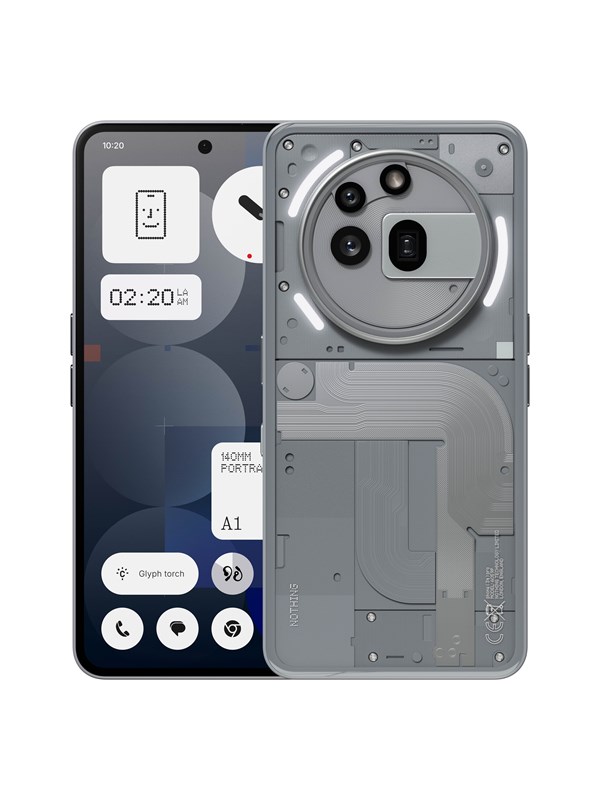 Nothing Phone (3a) Pro 256GB/12GB - Grå