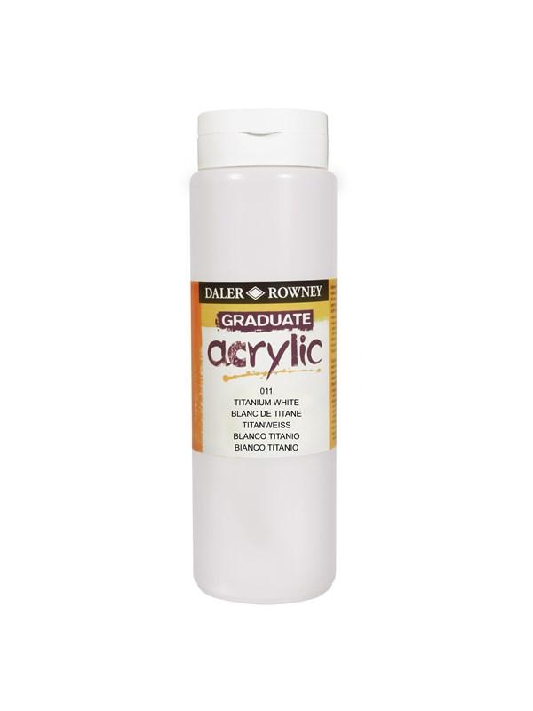 Daler-Rowney Graduate Acrylic 500 ml White