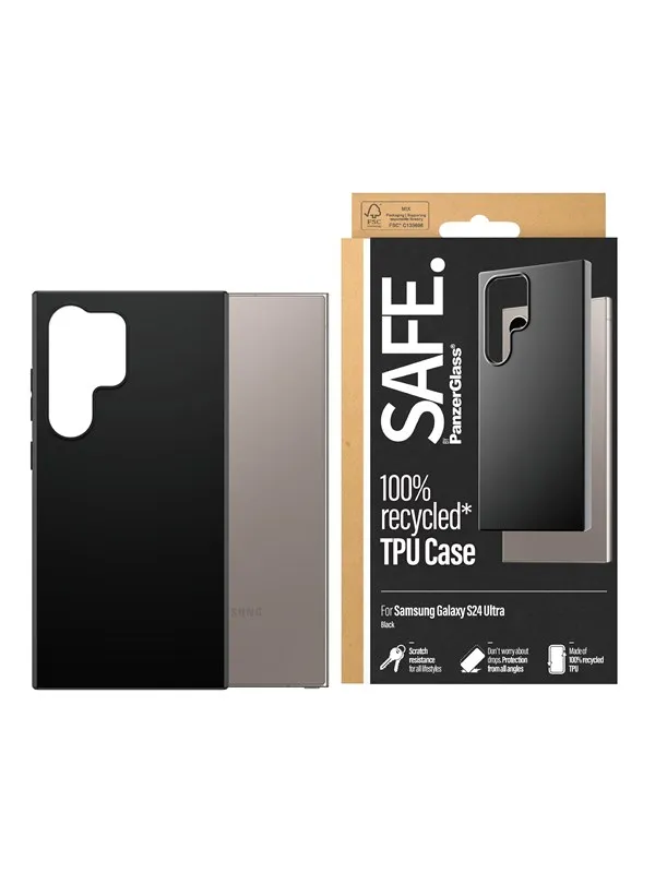 SAFE by PanzerGlass TPU Case Samsung Galaxy S24 Ultra | Black