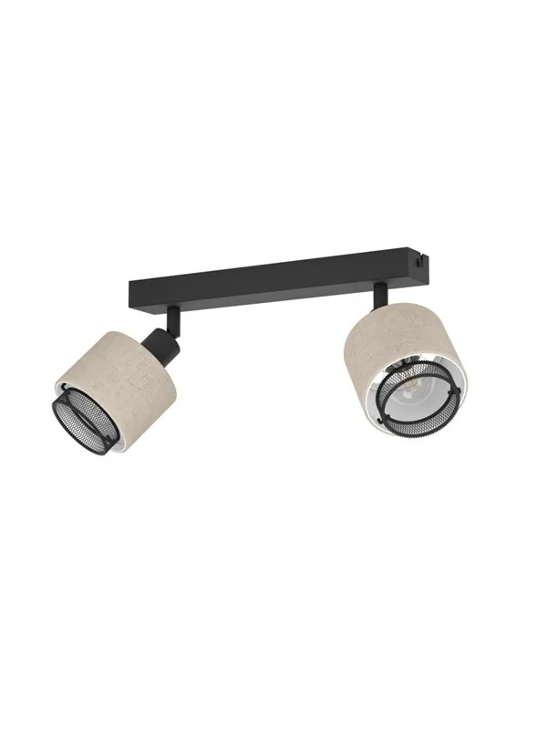 EGLO ROSLEY SPOT RAIL L310 2XE14 SVART/LIN
