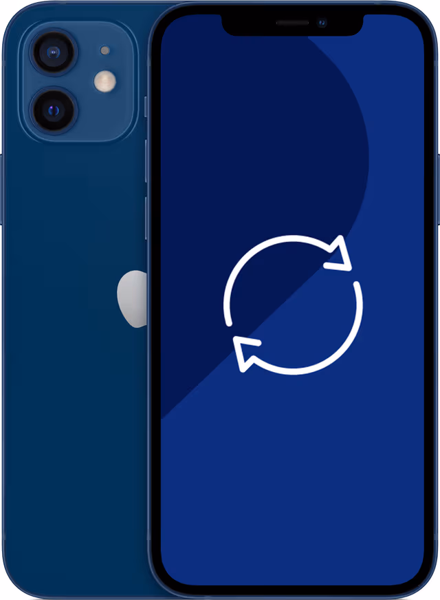 Brukt iPhone 12 - 5G smarttelefon 64 GB (blå)