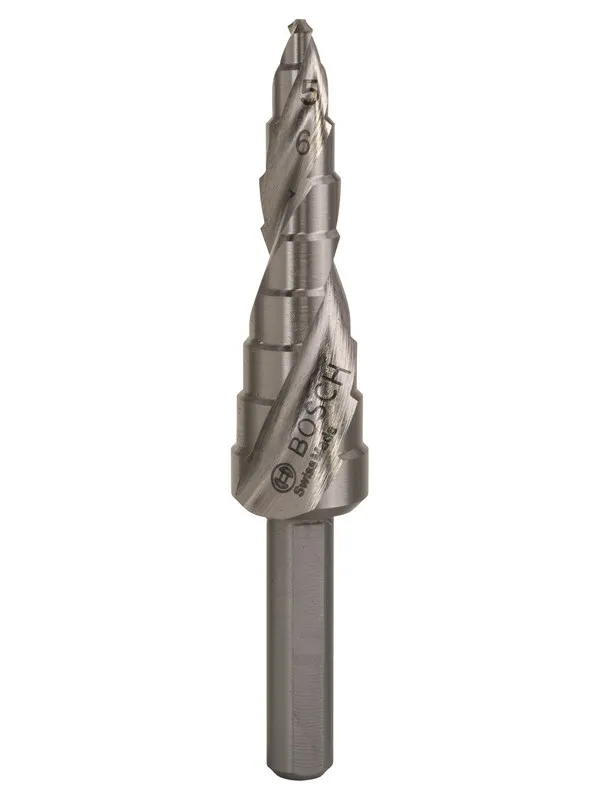 Bosch Trinnbor HSS 4 - 12 mm, 6,0 mm, 66,5 mm