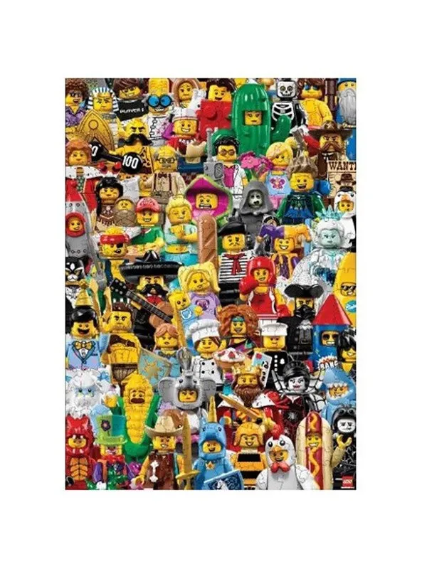 LEGO Minifigures Collage 2 Puzzle 500 Pcs