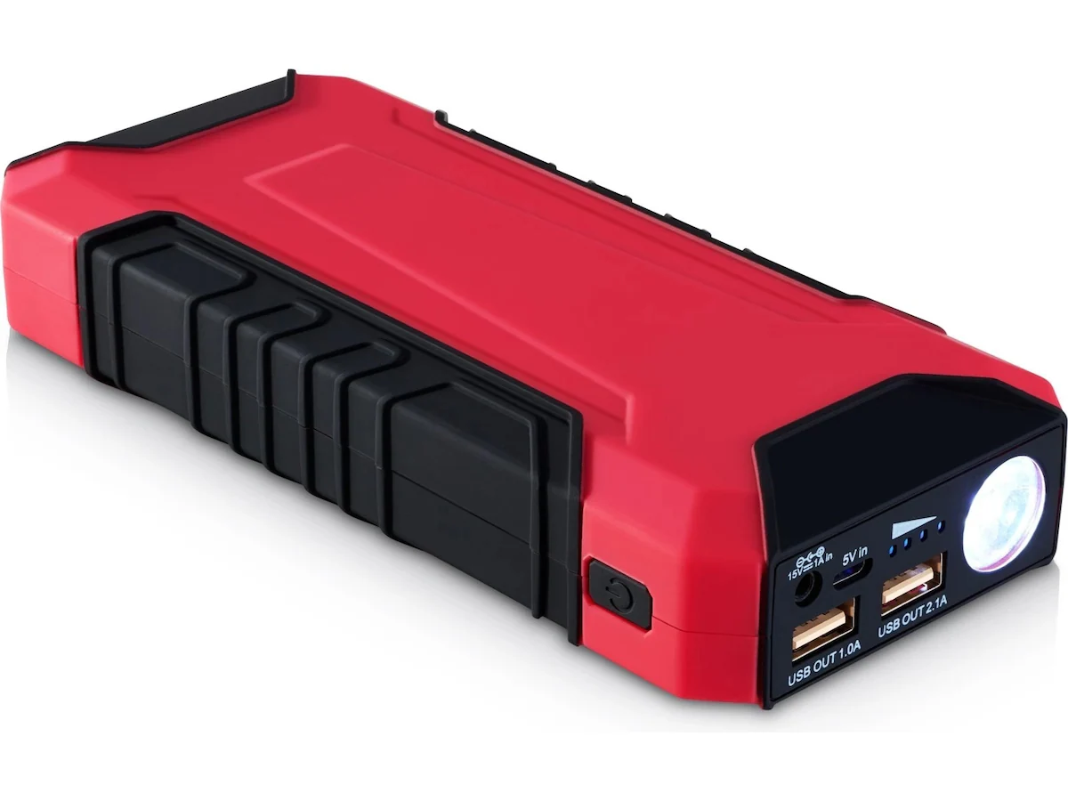 Andersson Powerbank + Jumpstarter 8000 mAh (rød)
