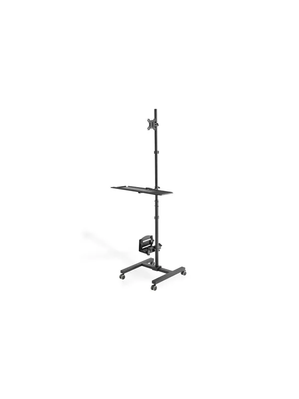 DIGITUS Mobile Workstation (Monitor Mount PC Holder)