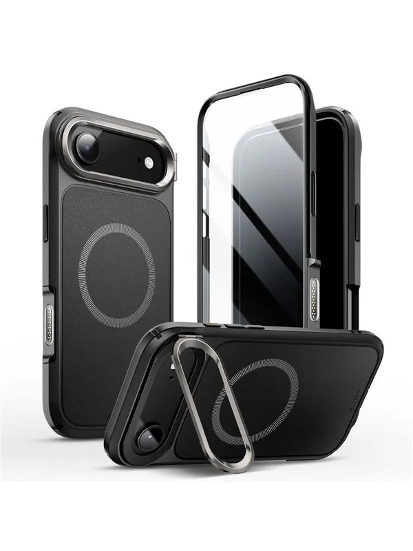 SUPCASE  IBLSN Ares Flip Mag MagSafe Case for iPhone 17 Air - Black