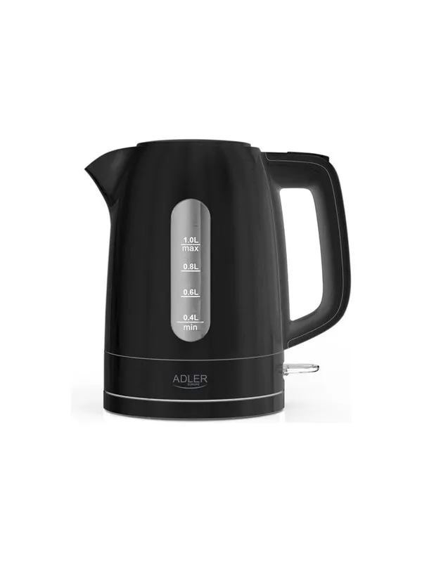 Adler Vannkoker AD 1380 - kettle - black - Svart - 2200 W