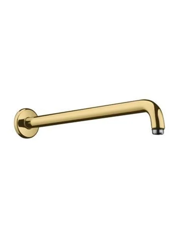 Hansgrohe shower arm 38.9 cm polished gold-optic