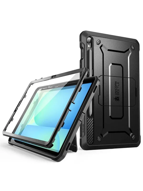 SUPCASE  Unicorn Beetle Pro Case for Samsung Galaxy Tab S9 11.0 / S9 FE / S10 FE / S10 Lite 10.9 X710 / X716B / X510 / X516B / X520 / X526 / X400 / X406B - Black