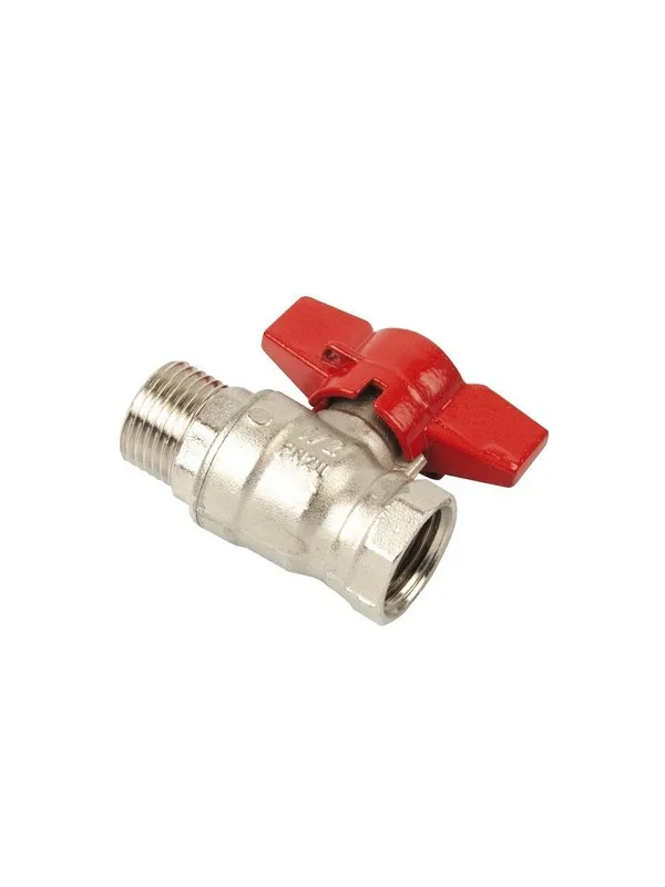 Cimberio RED6 kuleventil muffe/nippel, 1/2"