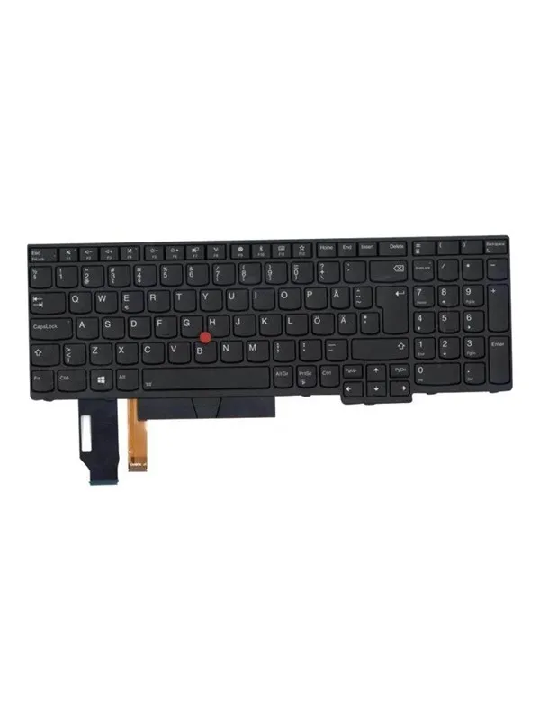 Lenovo Lite-On - Bærbart tastatur - til utskifting - Finsk - Svart