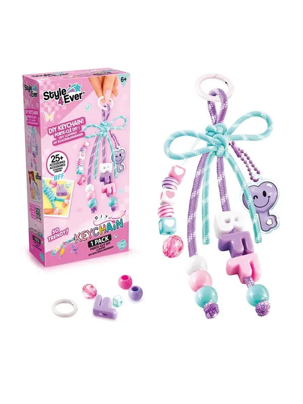 Style 4 Ever DIY Keychain 1 pack PDQ