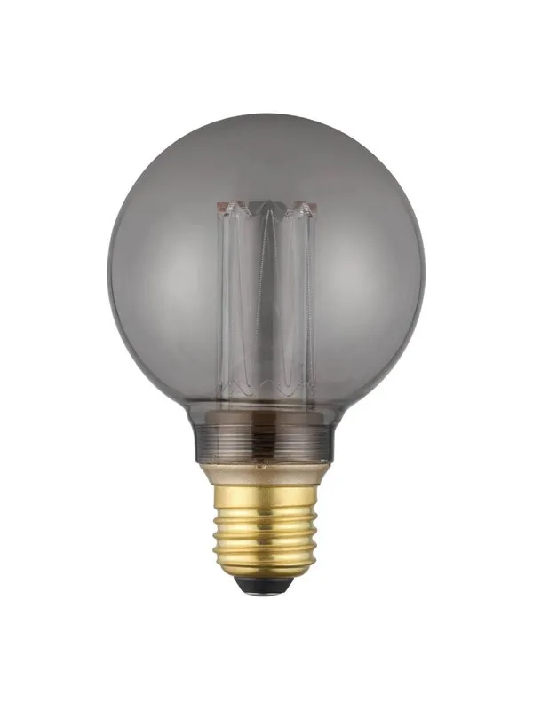 EGLO LED-lyspære G80 Globe 4.3W/818 200 lumen smoke 3-step dimmable E27