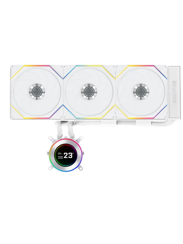 Lian Li Hydroshift II LCD-C 360TL Wireless White - CPU Vannkjøling - Max 28 dBA