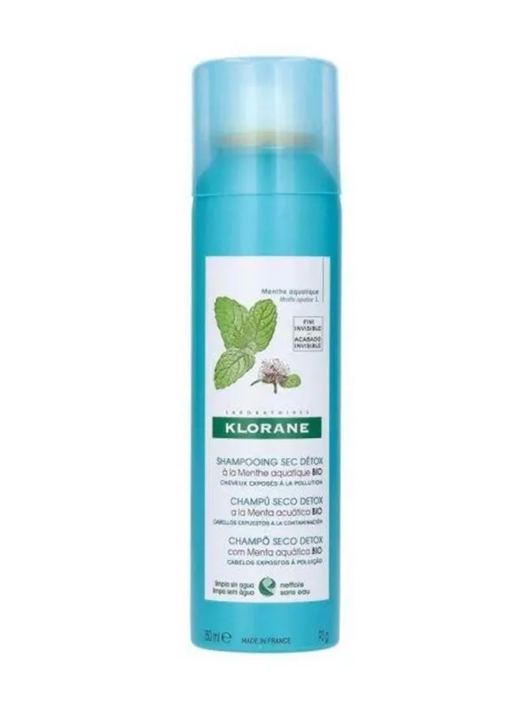 Klorane Detox Dry Shampoo With Organic Aquatic Min