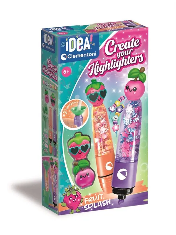 Clementoni Create Your Highlighters Fruit Splash (Pack By 2)