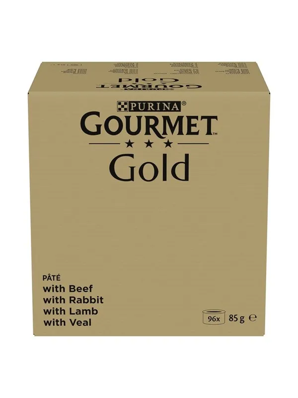 PURINA NESTLE GOURMET GOLD Mus Mix 4 Flavors - wet cat food - 96x85g