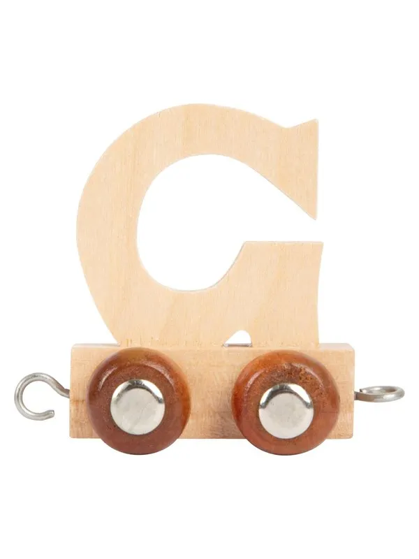 Small Foot - Wooden Letter Train - G - 12 pieces