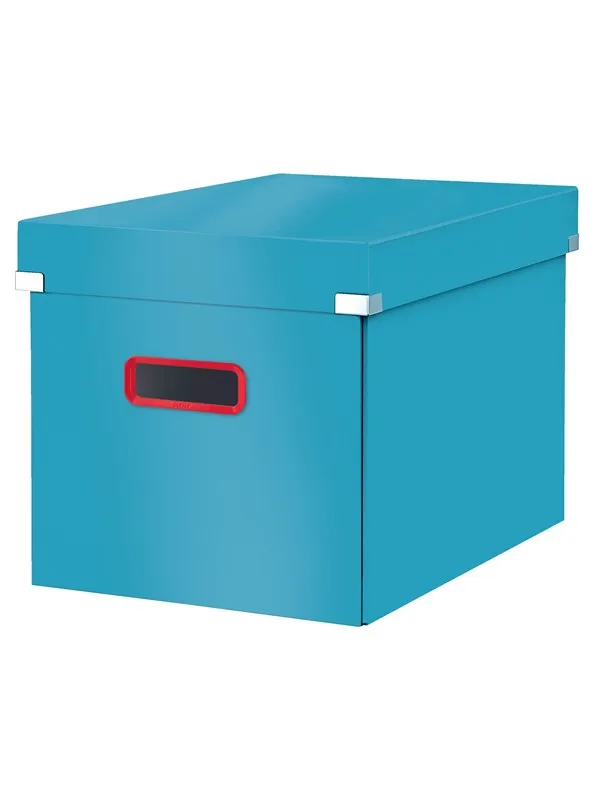 Leitz  Click & Store Cosy Cube stor oppbevaringsboks Sjøblå