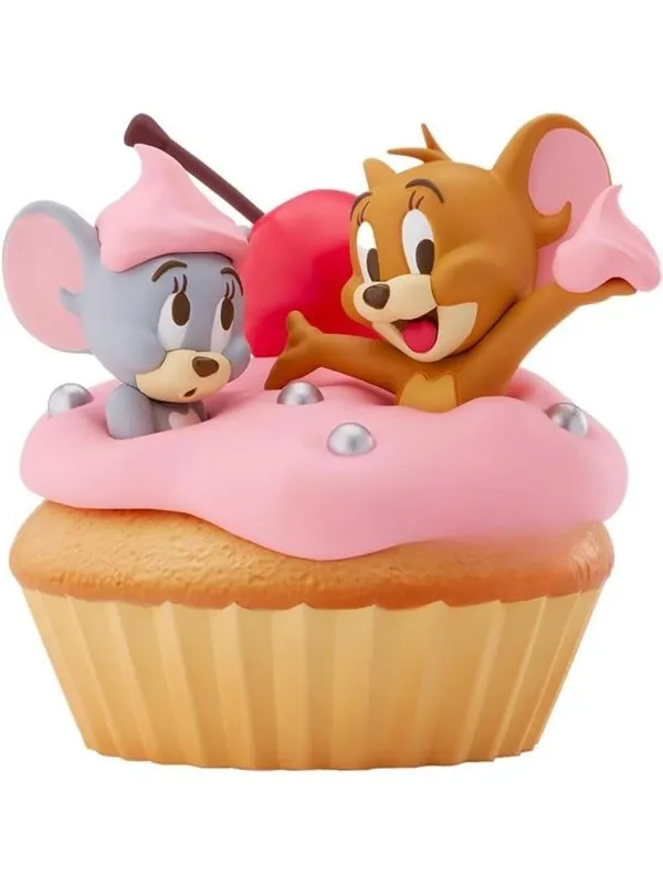 Banpresto - Tom & Jerry Big Soft Vinyl Jerry & Tuffy Sweet Cupcake Figure (11cm) - Figur