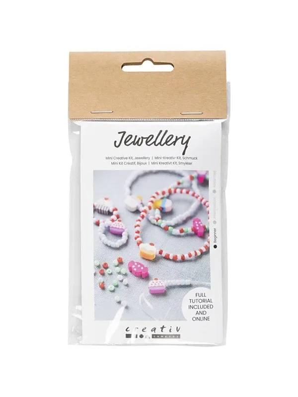 Creativ Company - Mini Hobbyset Jewelry Elastic Bracelet and Ring
