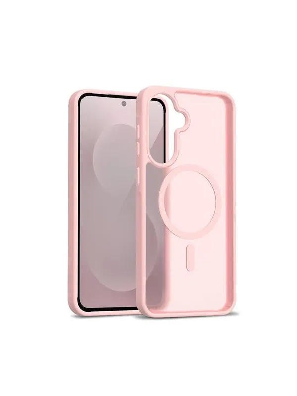 CRONG Hybrid Matte Magnetic - MagSafe Case for Samsung Galaxy A56 (Pink)